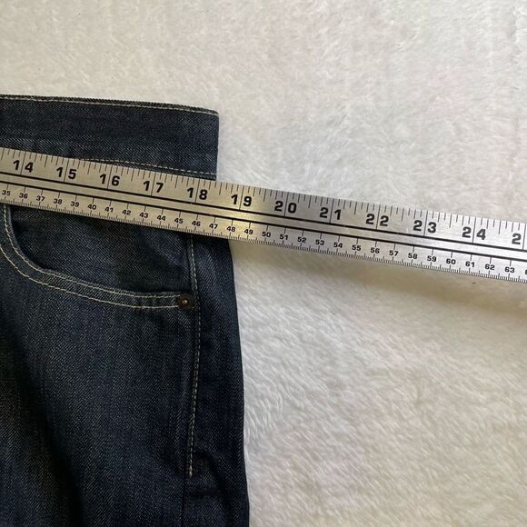 Levi's 501 Button Fly Denim Blue Jeans Tag 36x32 - Picture 10 of 14